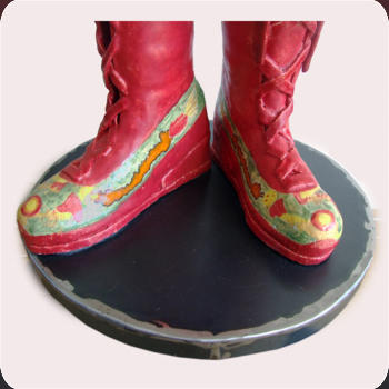 Table-Art SV, tafel gemaakt van keramiek, oxides en staal