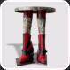 Table-Art SV, tafel gemaakt van keramiek, oxides en staal